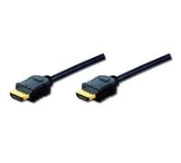 Digitus AK-330107-020-S Cable HDMI de Alta Velocidad con Ethernet 2m Negro Resolución 4K