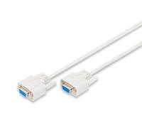 DIGITUS Cable de conexión serie - D-Sub 9 a D-Sub 9 - De enchufe a enchufe - 2,0