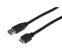 Digitus cable de conexión usb 3.2 gen1-0,25 m - usb a (m) a usb micro