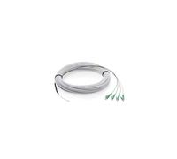 DIGITUS Cable de derivación FTTH - 30 m - monomodo - OS2 - 4x LC/APC | 4 fibras - Resistente a la flexión G.657A2 - LSZH - Extremo abierto - Cable de fibra óptica, Fibre Optic Cable - Blanco