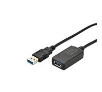 USB 3.0 Repeater Cable A/M - A/F, AWG28 24 length: 5m, Chipset SN65LVPE502, UL, CE, bl