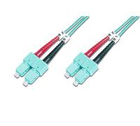 DIGITUS Cable de fibra óptica OM3 - 2 m - SC a SC - Cable de FO dúplex