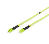 Digitus Cable fibra óptica DK-2533-01-5 OM5 1m LC a LC dúplex 1/10/40/100Gbit/s 50/125 µ Verde lima