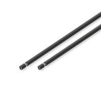 DIGITUS Cable de instalación solar - 50 m - sección del conductor de 6 mm² - H1Z2Z2-K - funda XLPO - resistente a los rayos UV y a la intemperie - cable solar para sistemas fotovoltaicos - negro