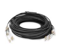 Digitus Cable de Parcheo de Fibra Óptica LC/UPC a LC/UPC 50m OM4 8 Fibras Preconfeccionado
