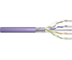 DIGITUS Cable de red CAT.6 F/UTP DCA SOLID WIRE AWG 23/1 LSOH 305M púrpura foiLED
