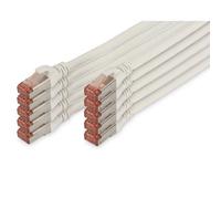 Digitus Cable de Red S-FTP Cat. 6 LSZH 5m Blanco 10 Unidades