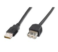 Digitus Cable Extensor USB 2.0 Apantallado 3m Negro
