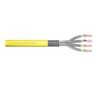DIGITUS 1000 m Cable de Red Cat 7A - S-FTP (PiMF) Simplex - BauPVO Dca - LSZH Libre de halógenos - Cobre 1500 MHz AWG 23/1 - Compatible PoE+ - Cable LAN Cable Ethernet - Amarillo