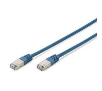 CAT 5e SF-UTP patch cord, Cu, PVC AWG 26/7, length 3 m, color blue