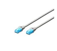 Digitus Cable LAN Cat 5e – 30 m – CCA con RJ45, U/UTP sin apantallar – Gris