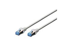 DIGITUS Cable LAN Cat 5e - 5 m - SF/UTP apantallado - CCA - Gris