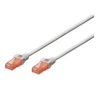 DIGITUS Cable LAN Cat 6 - 10m - Cable de red RJ45 - UTP sin apantallar - Compatible con Cat-6A y Cat-5e - Gris