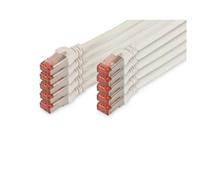 Digitus cable lan cat 6 - 1m - 10 piezas - cable de red rj45 - s/ftp b