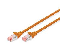 CAT 6 S-FTP patch cord, Cu, LSZH AWG 27/7, length 1 m, color orange