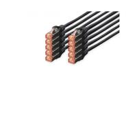 Digitus cable lan cat 6 - 2m - 10 piezas - cable de red rj45 - s/ftp b