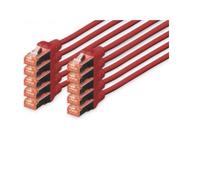Digitus cable lan cat 6 - 2m - 10 piezas - cable de red rj45 - s/ftp b