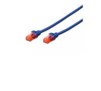CAT 6 U-UTP patch cord, Cu, LSZH AWG 26/7, length 5 m, color blue