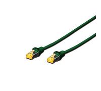 DIGITUS Cable LAN Cat 6A - 1 m - S/FTP apantallado - Verde