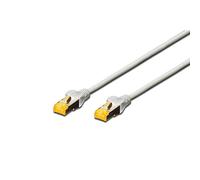 DIGITUS Cable LAN Cat 6A - 15 m - S/FTP apantallado - Gris