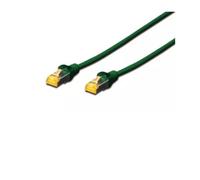 CAT 6A S-FTP patch cable, Cu, LSZH AWG 26/7, length 5 m, color green