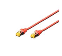CAT 6A S-FTP patch cord, Cu, LSZH AWG 26/7, length 7 m, color red