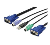 Digitus Cable para Video/Teclado y Ratón KVM 3 m