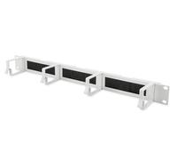 DIGITUS Cable Patch Panel with Feedthrough - 1U - 4 Guides - 19 "- Network Cabin