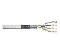 DIGITUS Cable patch sin conectar Cat-5e - Venta por metros - 305 m - Cable de red SF-UTP - PVC - AWG 26-7 - Gris