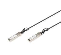 DIGITUS Cable universal SFP+ DAC - 10 Gbit/s - Cable de red - 5 m - Direct Attach Cable - Direct Attach Copper - AWG24 Twinax - Negro