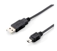 Digitus Cable USB 2.0 a Mini USB M/M 1m Negro