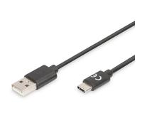 Digitus Cable USB a USB Type-C 2.0 1m Negro