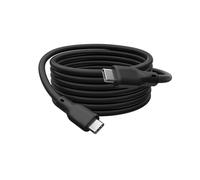 DIGITUS Cable de conexión USB 4.0 Gen 2-2 m - USB-C a USB-C - Cubierta de silicona flexible - Vídeo 8K 60 Hz / 4K 120 Hz - Hasta 20 Gbit/s - Plug & Play - Negro