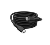DIGITUS Cable USB-C - USB4 versión 2.0 - 0,5 m - Tipo C a Tipo C - Funda flexible de silicona - Resolución de vídeo de hasta 16K a 60 Hz - 80 Gbit/s - PD 3.1 240 W - Negro
