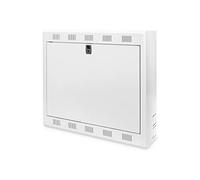 DIGITUS Caja de Pared para DVR y NVR - riel perfilado de 2U y 19" para PDU | Soporte de montaje para DVR de 1U y 19 pulgadas - Soporte para monitor de 12 pulg - Capacidad de carga de 50 kg - IP20 - Gris
