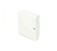 DIGITUS Carcasa de conexión de Fibra óptica - OS2-3 adaptadores LC/APC cuádruples premontados - 12 Fibras - FTTH FTTB - para Interior y Exterior - IP65 - Gris