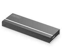 DIGITUS Carcasa Externa USB Tipo C 3.1 para SSD M.2 NVMe - Módulo M.2 Tipo 2280, 2260, 2242, 2230 - M/B+M-Key - hasta 10 Gbit/s - In able USB-C - Negro