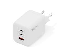 DIGITUS Cargador USB-C GAN II - 100 W - 2X USB-C, 1x Tipo A - 3 Puertos