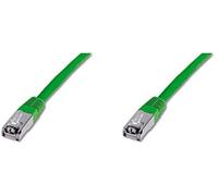 Digitus cat 5e sf-utp patch cable, 1m, network lan dsl ethernet cable,