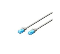 DIGITUS Cat 5e U-UTP 1.5 m - Cable de Red (1,5 m, Cat5e, U/UTP (UTP), RJ-45, RJ-45, Gris)