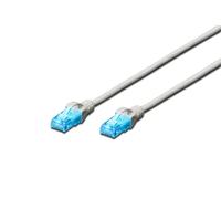 CAT 5e U-UTP patch cord, Cu, PVC AWG 26/7, length 1.5 m, color grey