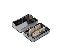 DIGITUS CAT 6 módulo de conexión para cable de par trenzado, 1GBase-T 250 MHz, apantallado, LSA tiras para AWG 22-26, cable de instalación cable de red cable Ethernet, Plata