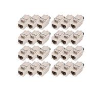 Digitus Cat 8.1 Keystone Modul, Geschirmt, 24 Stk (dN-93816-24) | Sin herramientas - LSA - 4PPoE - AWG 26-22 - Conector hembra RJ45 - 2000 MHz 40GBase-T - Para paneles de conexión