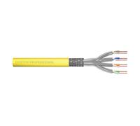 CAT 8.2 S-FTP install. cable, 2000 MHz, AWG 22/1 Dca, 500 m, drum, simplex, grün