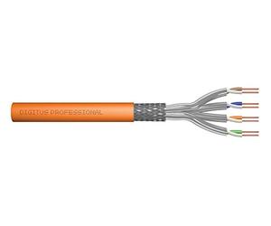 Digitus Cavo Dati Cat 7 S/ftp - Cavo Di Installazione, 100 M, Simplex, DcA-S2, D1, A1 (cat 7 S-Ftp Inst Cable 100m - 1200 Mhz Dca Awg 23/1 Orange)