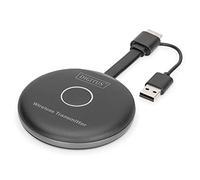 DIGITUS Click & Present Pro - Transmisor HDMI para ampliar el DS-55317 | Unidad transmisora HDMI - No requiere controladores - Auténtico «plug and play» - Negro