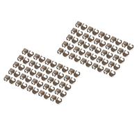 DIGITUS Clips de Colores para Cables de conexión RJ45 - organización por Colores de los Cables de Red - 100 Unidades - para Cables LAN Cat 5e, Cat 6 y Cat 6A - AWG 24/7 a 27/7 - Marrón