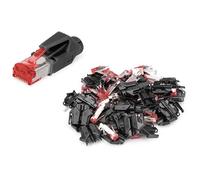 DIGITUS Conector de red RJ45 Cat 6, 50 piezas Hirose TM21, Conector crimpado Cat6 apantallado, Para cables de red, cables patch, cables Ethernet, 1GBase-T, 8P8C, AWG 27/7 a AWG 24/7