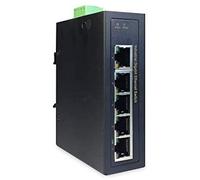 Digitus Switch Industrial 5 Puertos Gigabit Negro