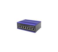 Digitus - Conmutador PoE de red Fast Ethernet de 8 puertos, industrial, no gestionado